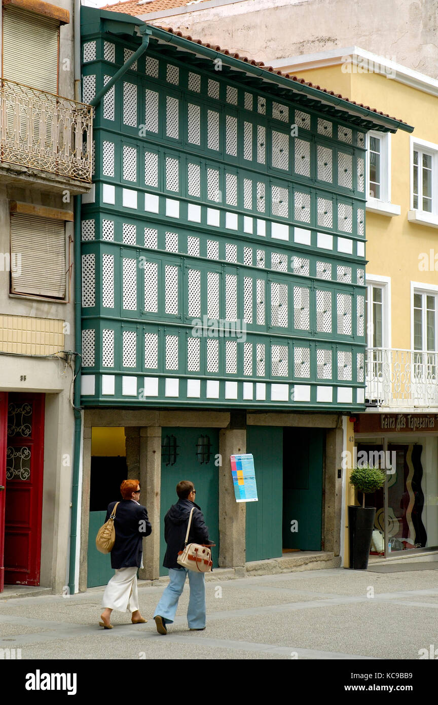 Casa dos Crivos (XVII century). Braga, Portugal Stockfoto