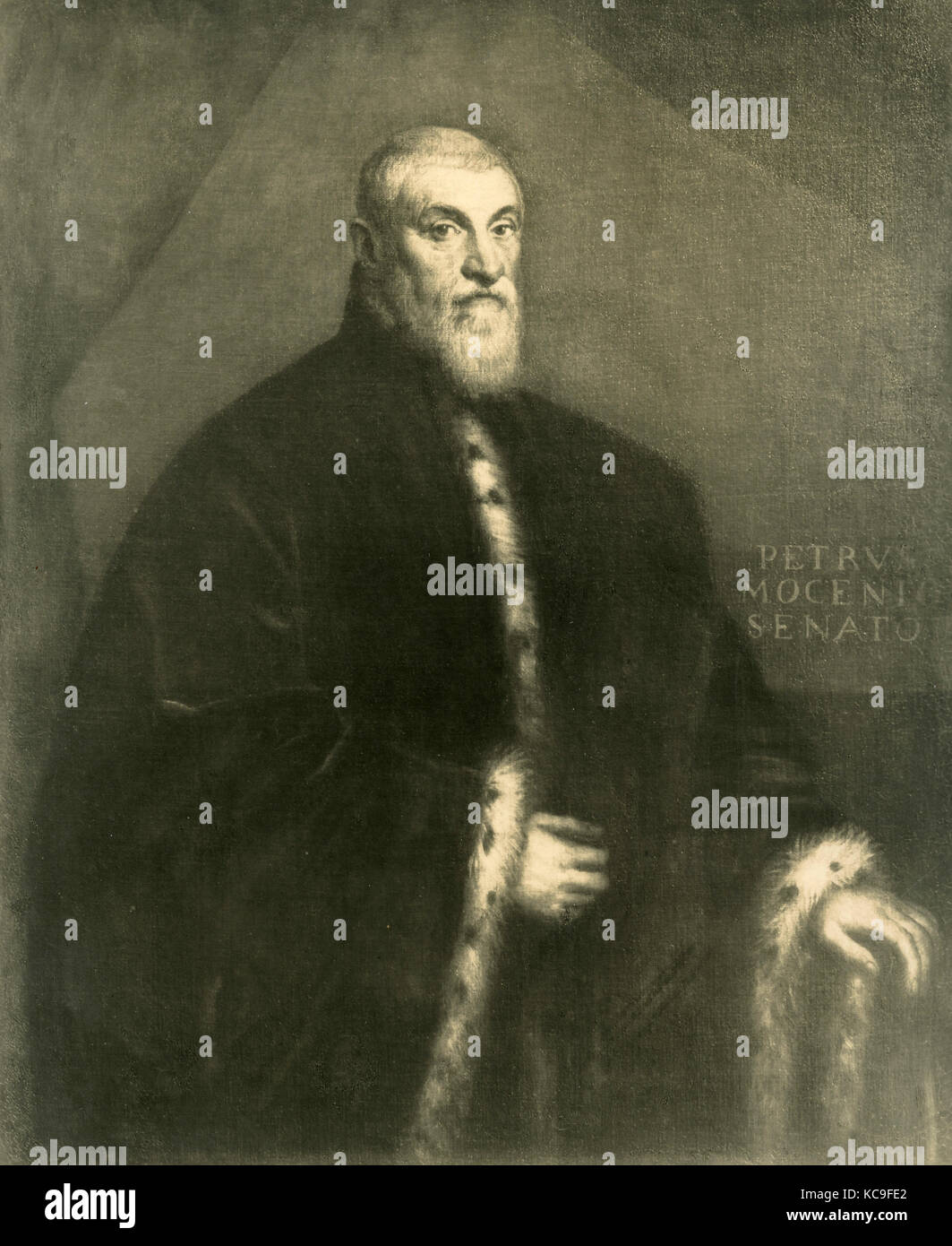 Porträt von Pietro Mocenigo, Gemälde von Jacopo Robusti Tintoretto aka