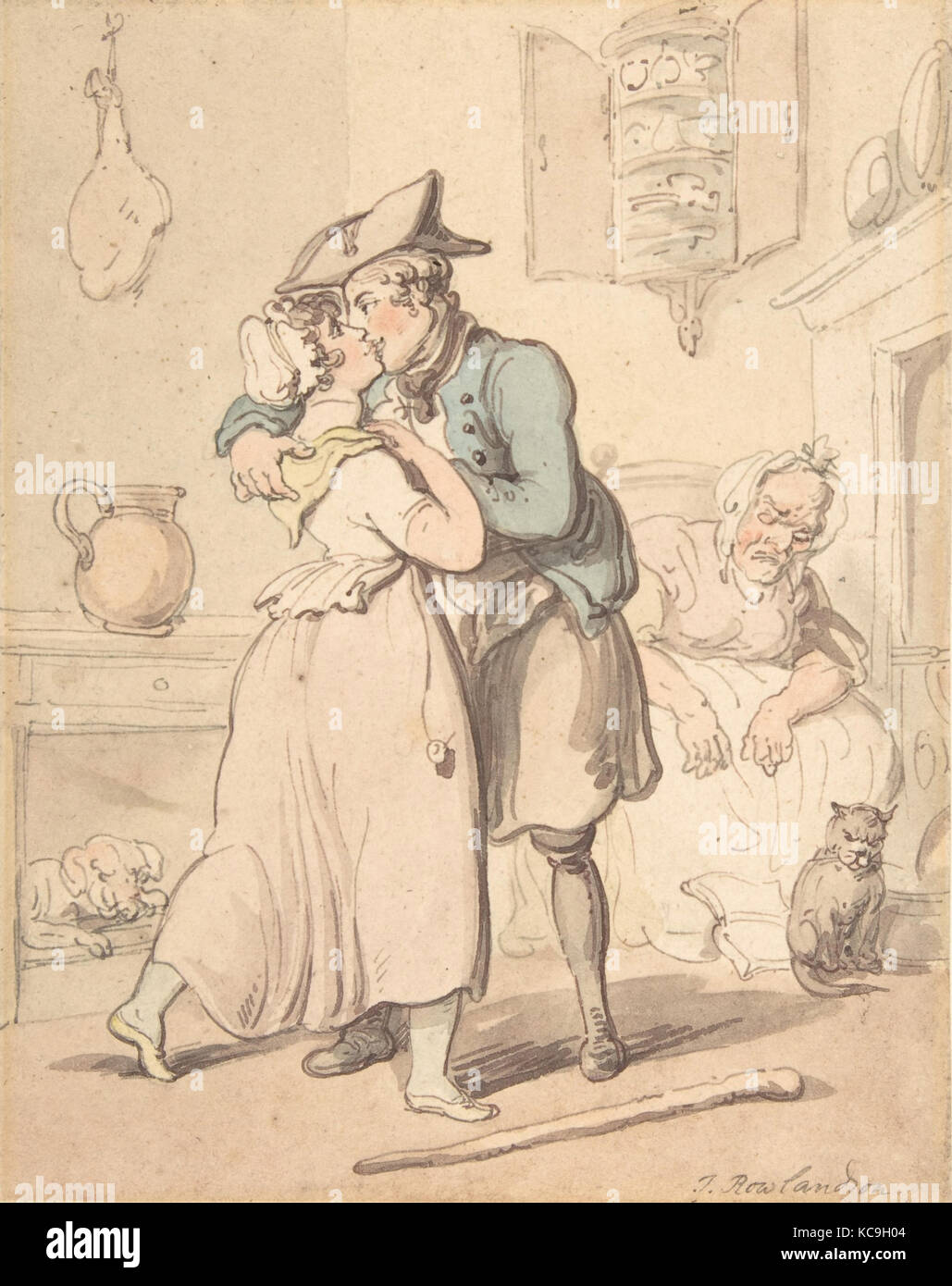 Der Sailor Zurück aus dem aktiven Dienst, Thomas Rowlandson, 1780 - 1827 Stockfoto