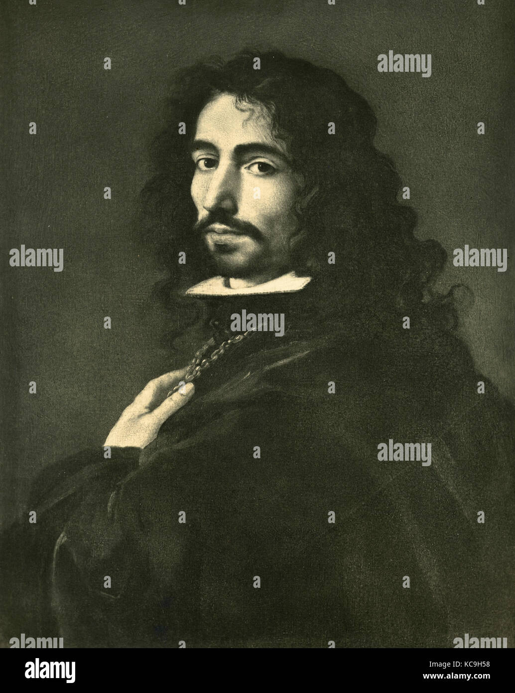 Selbstportrait von italienischen Maler Luca Giordano Stockfoto