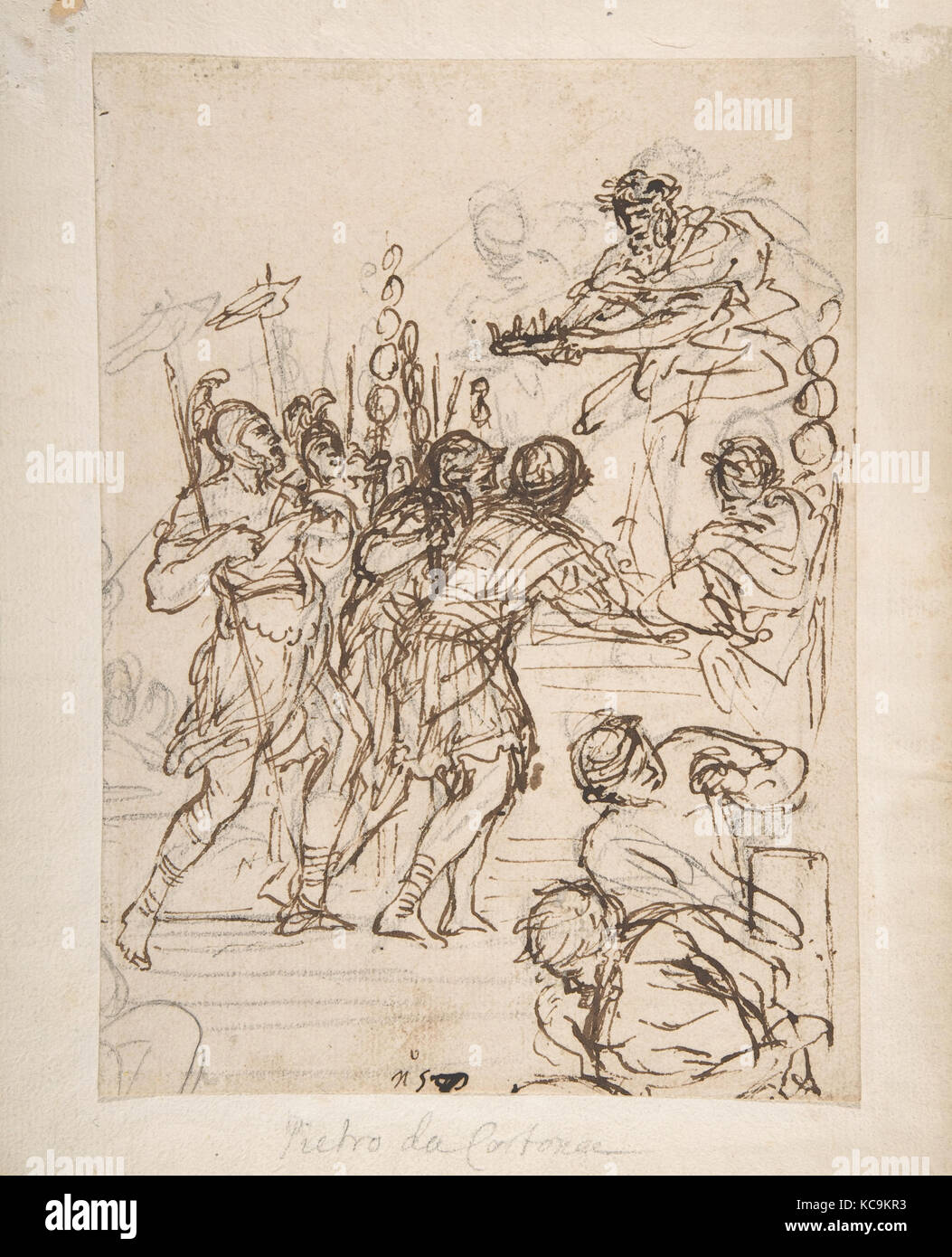 Studie für das Alter der Bronze, Pietro da Cortona, 1637 Stockfoto