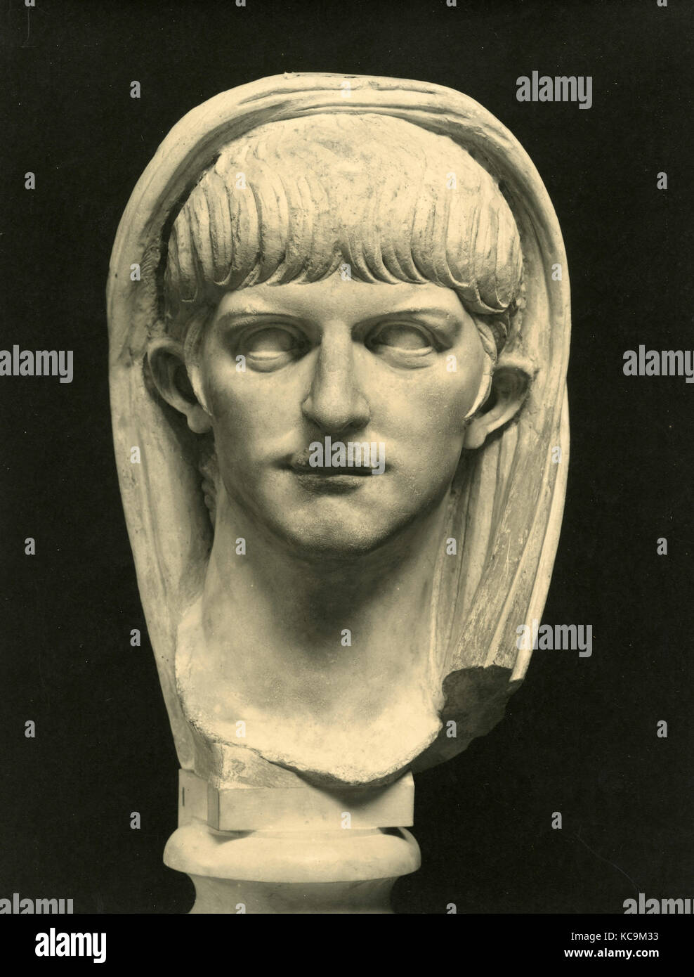 Caligula, Marmor Kopf Skulptur Stockfoto