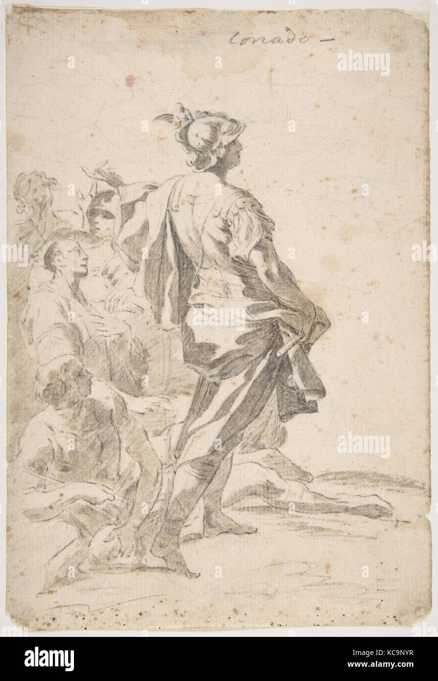 Aeneas und Siblyl nach Corrado Giaquinto, 1703-66 Stockfoto