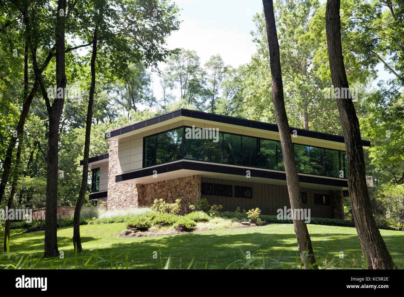 Modernes Haus in neue Hoffnung Pa in der Nähe von Washington Crossing - USA Stockfoto