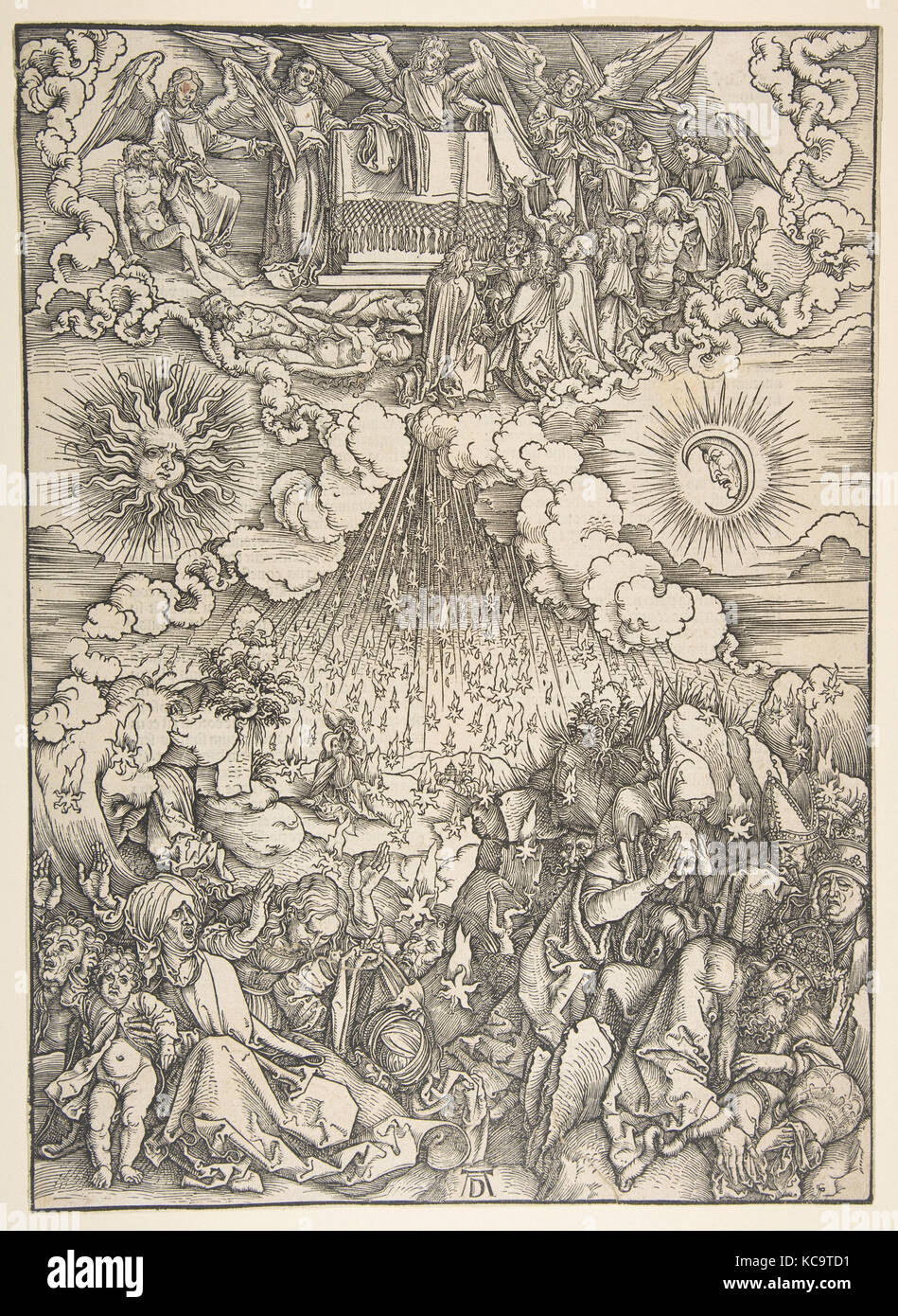 Die Eröffnung der Fünften und Sechsten Dichtungen, die von der Apokalypse, Albrecht Dürer, Ca. 1497/98 Stockfoto