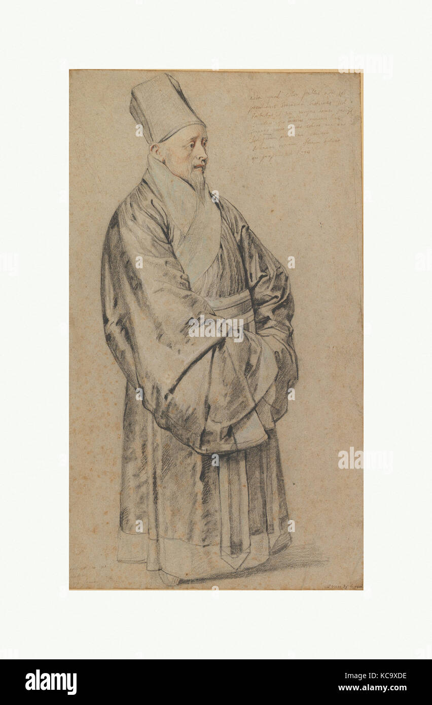 Portrait von Nicolas Trigault in der chinesischen Tracht, Peter Paul Rubens, 1617 Stockfoto