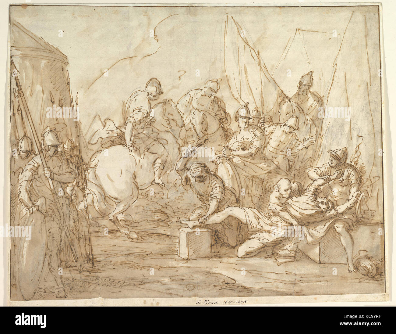 Szene aus der Alten Geschichte, Giuseppe Piattoli, 1785 - 1807 Stockfoto
