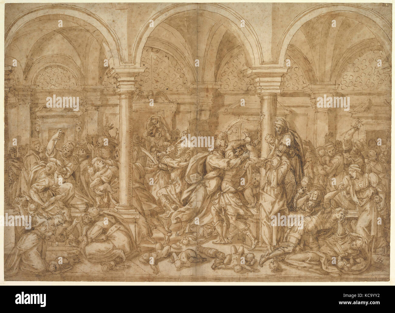 Das Massaker an den unschuldigen, Giovanni Battista della Rovere, Ca. 1590 Stockfoto