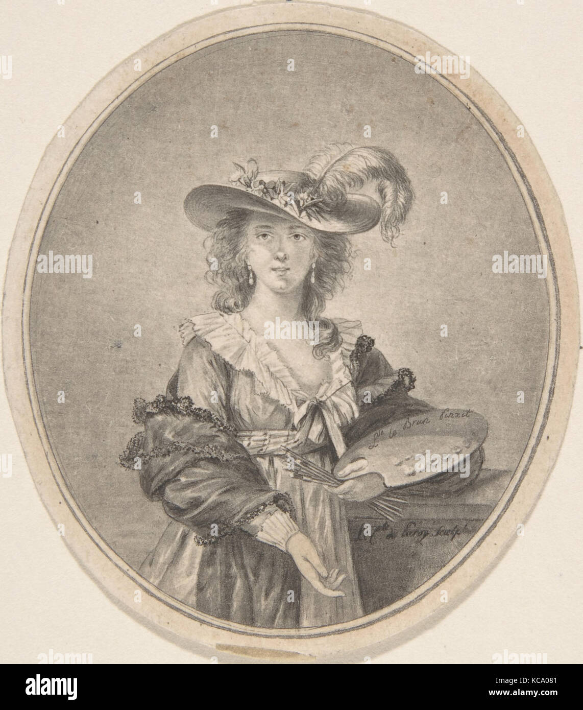 Portrait von Vigée-Lebrun, Jean Philippe Guy Le Gentil, comte de Chay Stockfoto