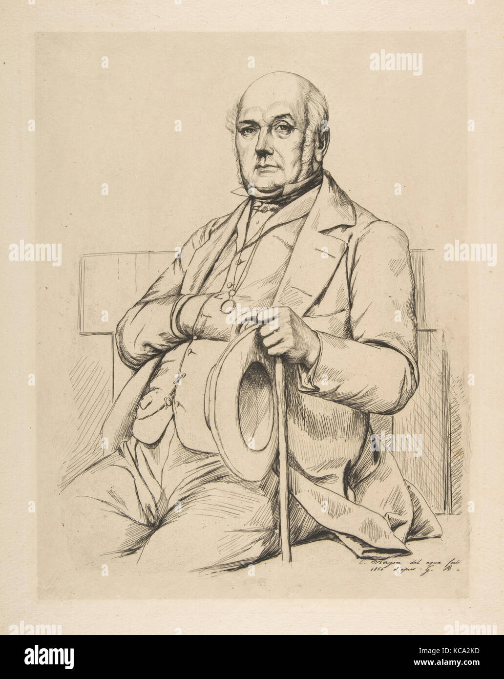 Casimir Le Conte, nach Boulanger, Charles Meryon, 1856 Stockfoto