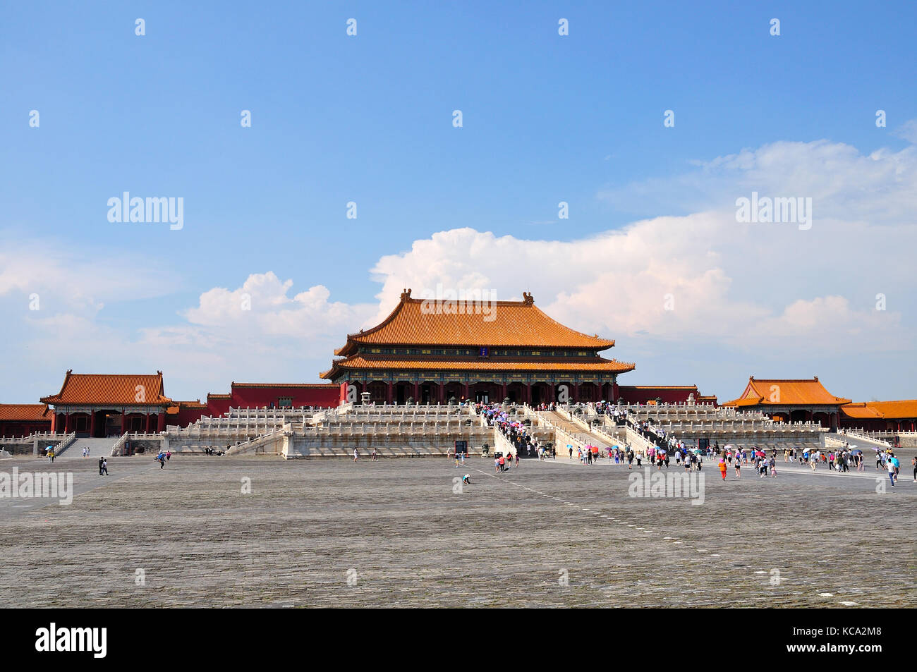 Verbotene Stadt in Peking Stockfoto