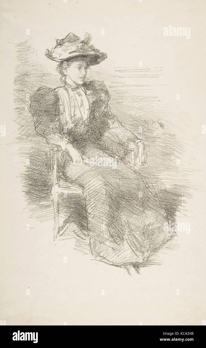 Ein Porträt: Mildred Howells, James McNeill Whistler, 1894-96 Stockfoto