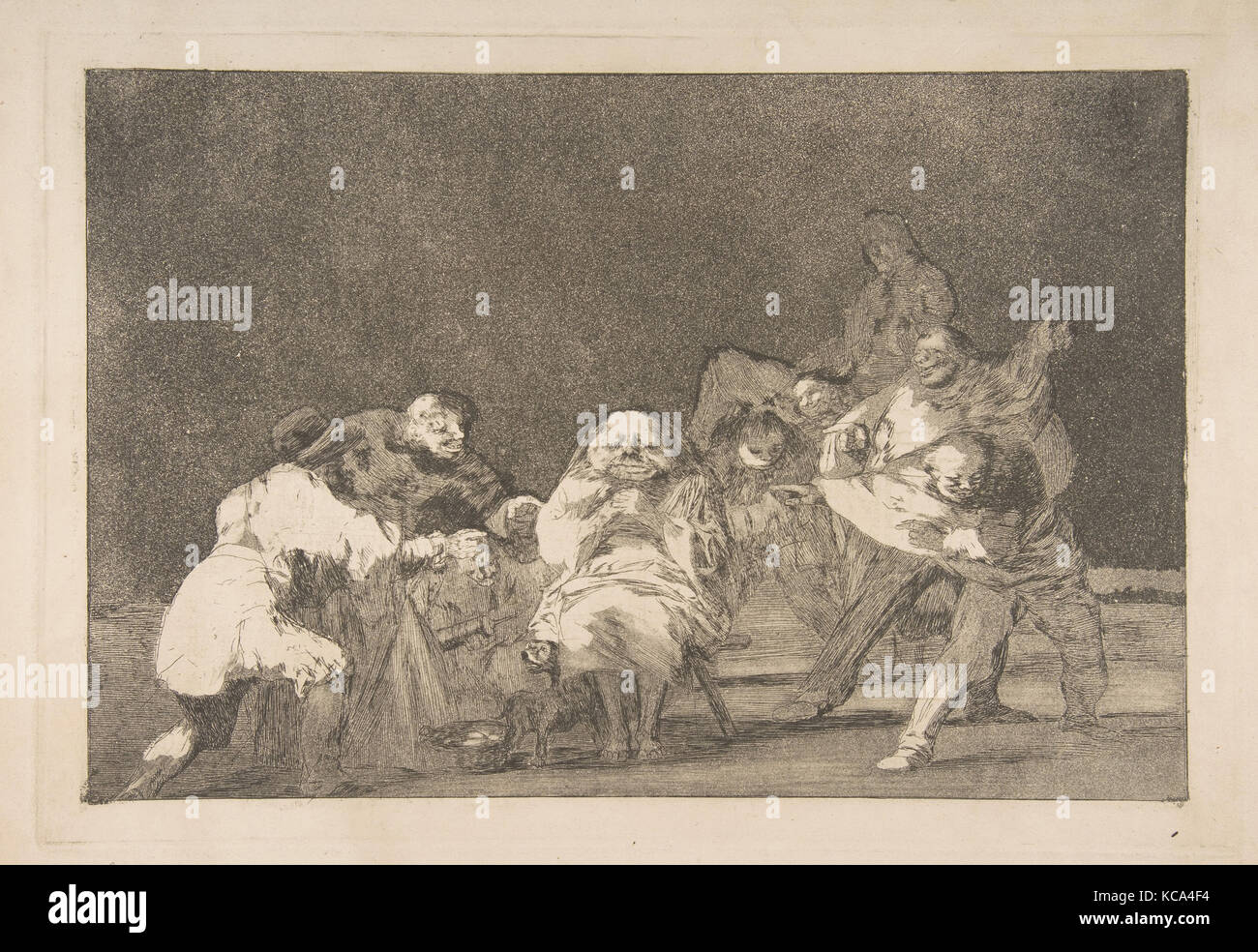 Platte 17 aus der 'isparates': Loyalität, Goya, Ca. 1816 - 23 (privater Druck Ca. 1854 Stockfoto