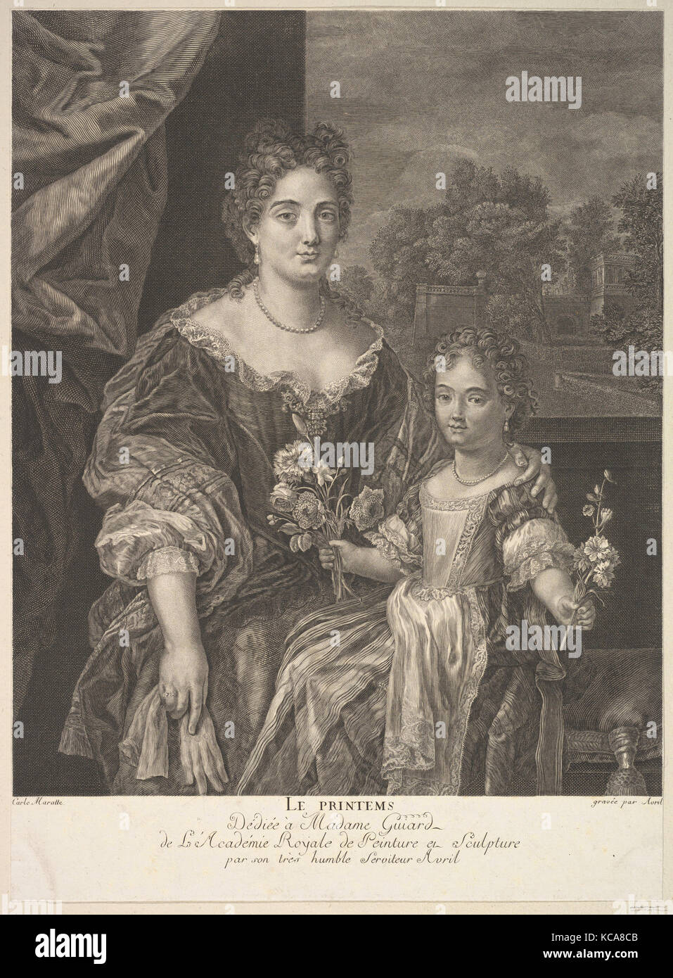 Le Printemps, Jean Jacques Avril, der Ältere, 1760 - 1831 Stockfoto
