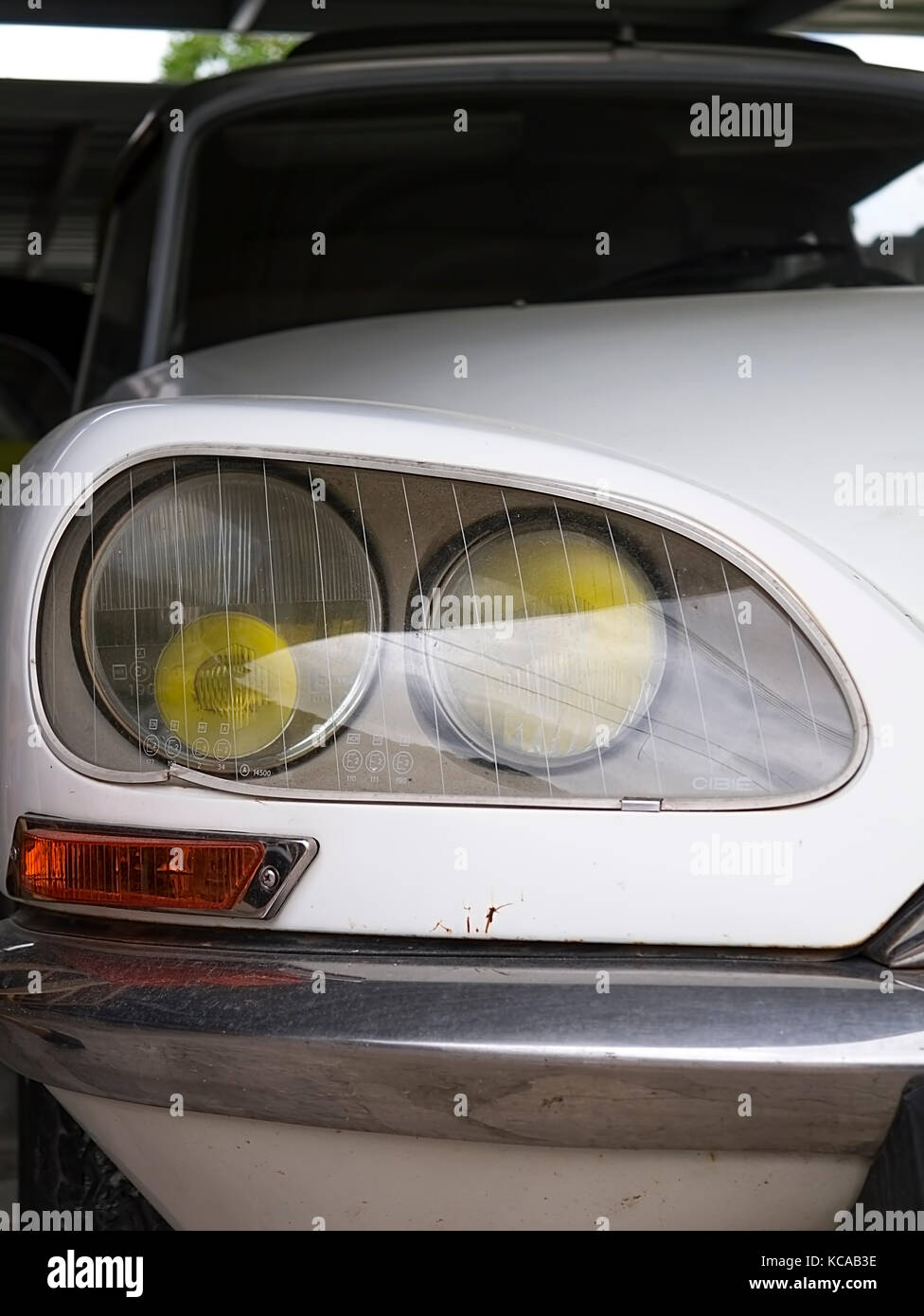 Eine klassische Citroen D Super Auto Stockfoto