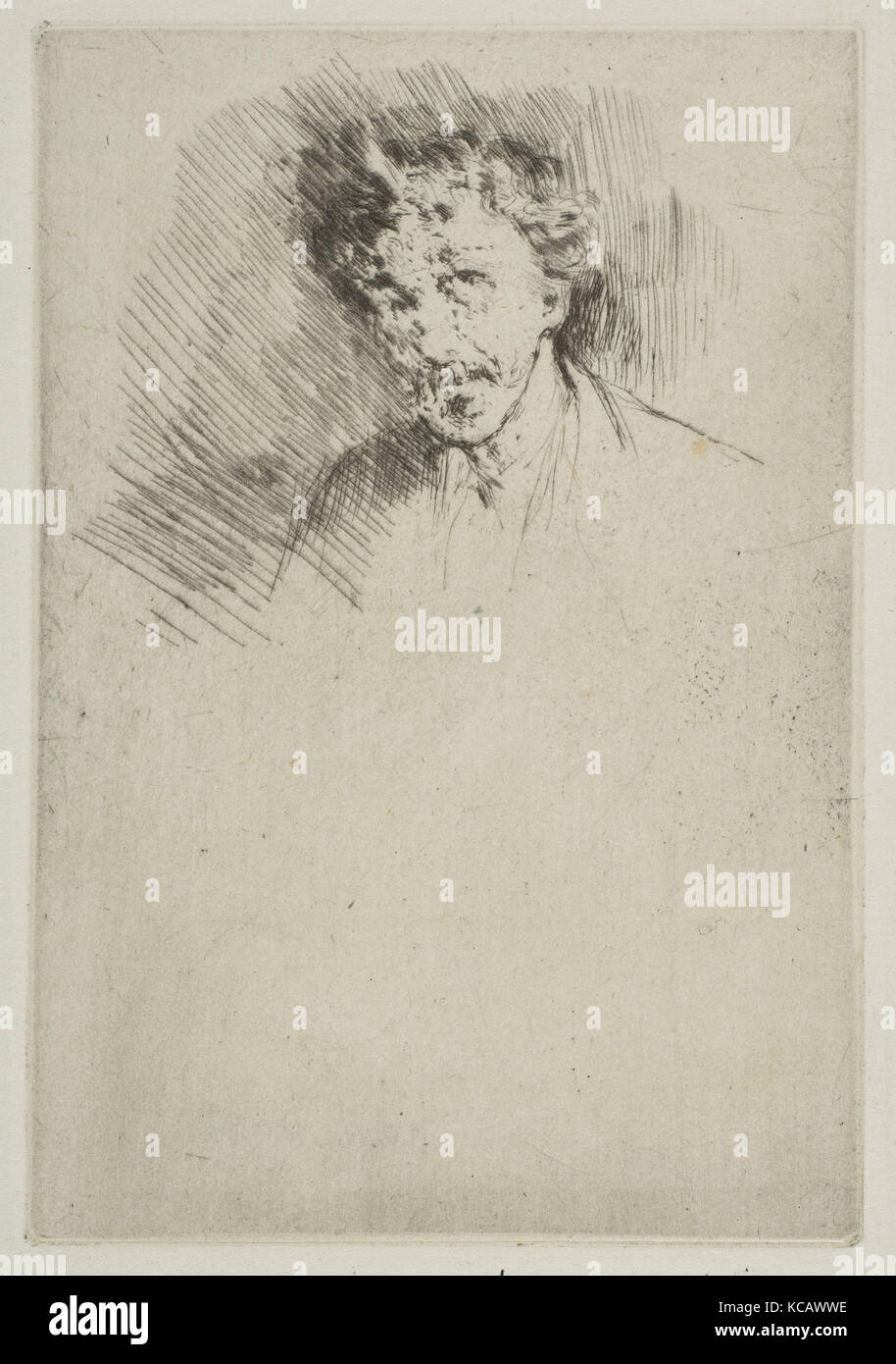 Whistler mit dem weißen Schloss, James McNeill Whistler, 1879 Stockfoto