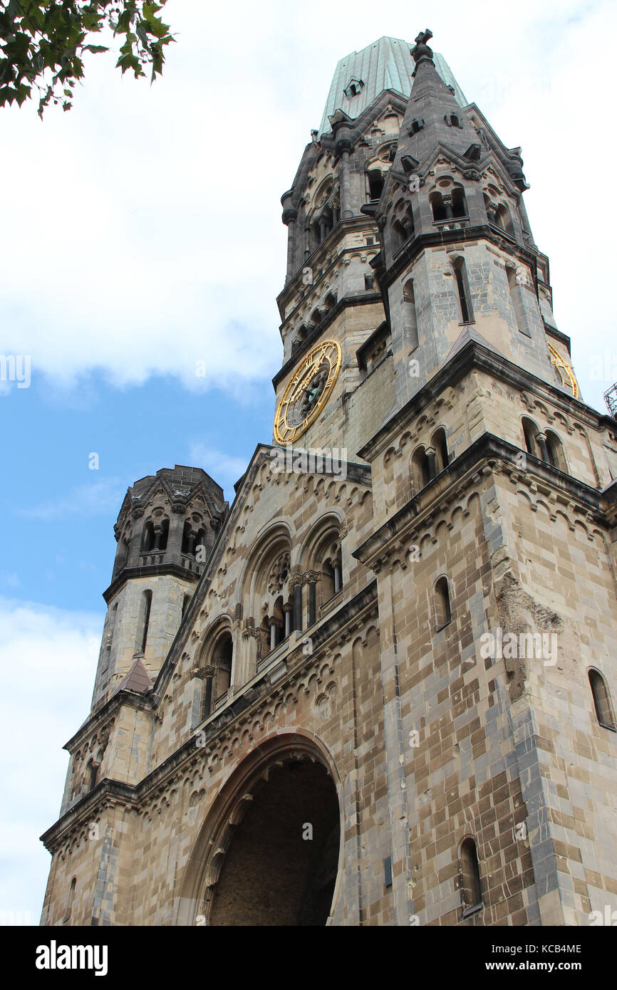 Kaiser-Wilhelm-Gedächtnis-Kirche in Berlin (Deutschland). Stockfoto