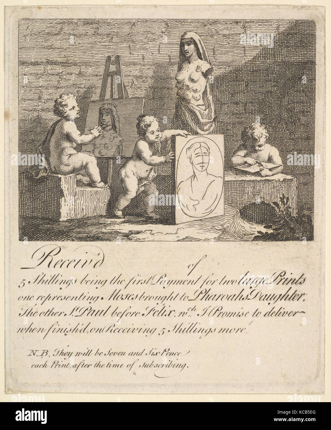 Jungen an Natur, 1751, Radierung Lugen und Gravur; spät Zustand, Platte: 5 15/16 x 4 15/16 in. (15,1 x 12,5 cm), Drucke, William Stockfoto
