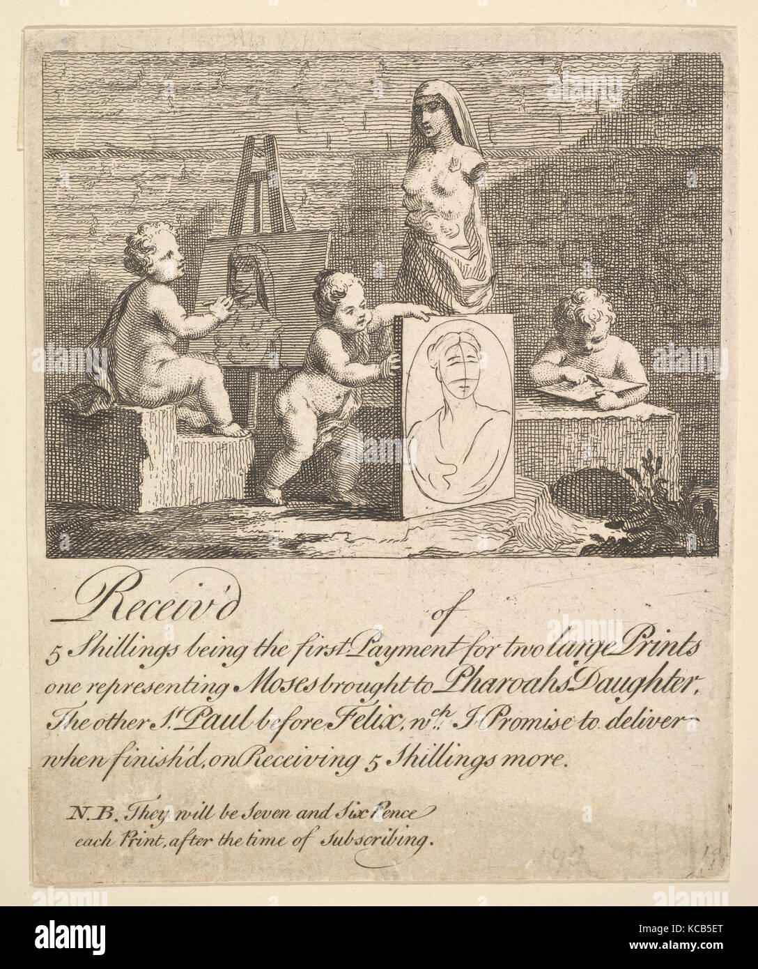 Jungen an Natur, 1751, Radierung Lugen und Gravur; vierte Zustand der Vier, Blatt: 5 7/8 x 4 13/16 in. (15 x 12,3 cm) (getrimmt Stockfoto
