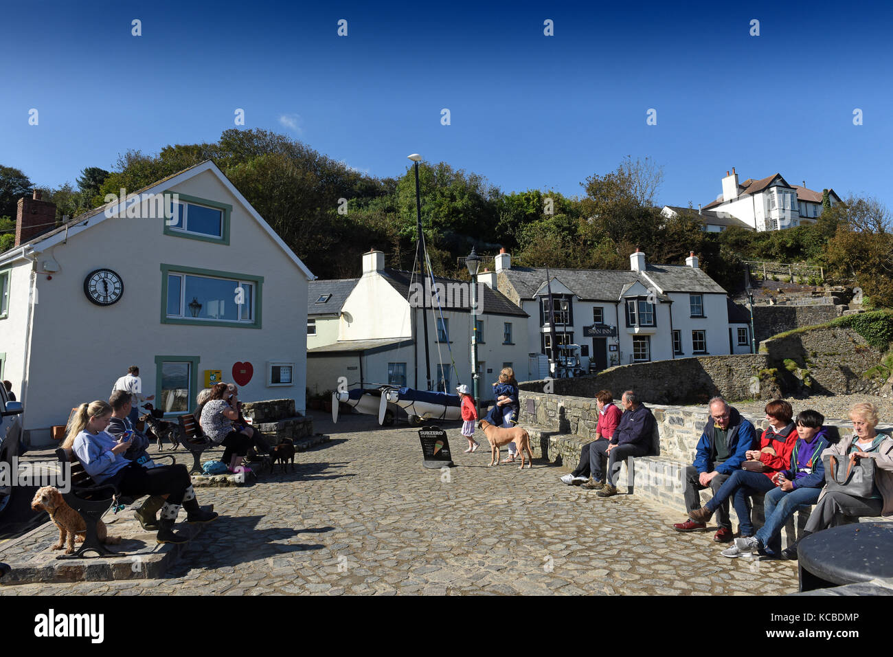 Little Haven in Pembrokeshire, West Wales, Großbritannien Stockfoto