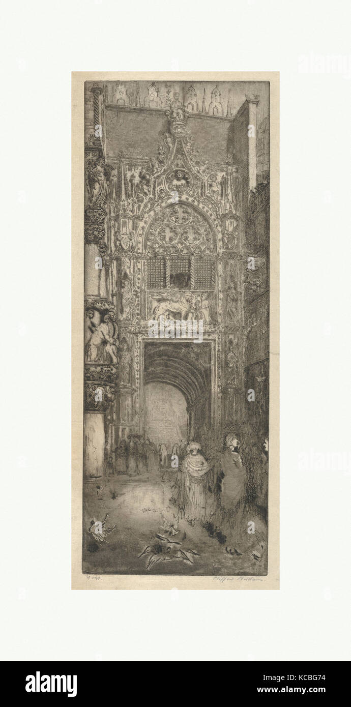 Porta della Carta, Clifford Addams, Anfang des 20. Jahrhunderts Stockfoto