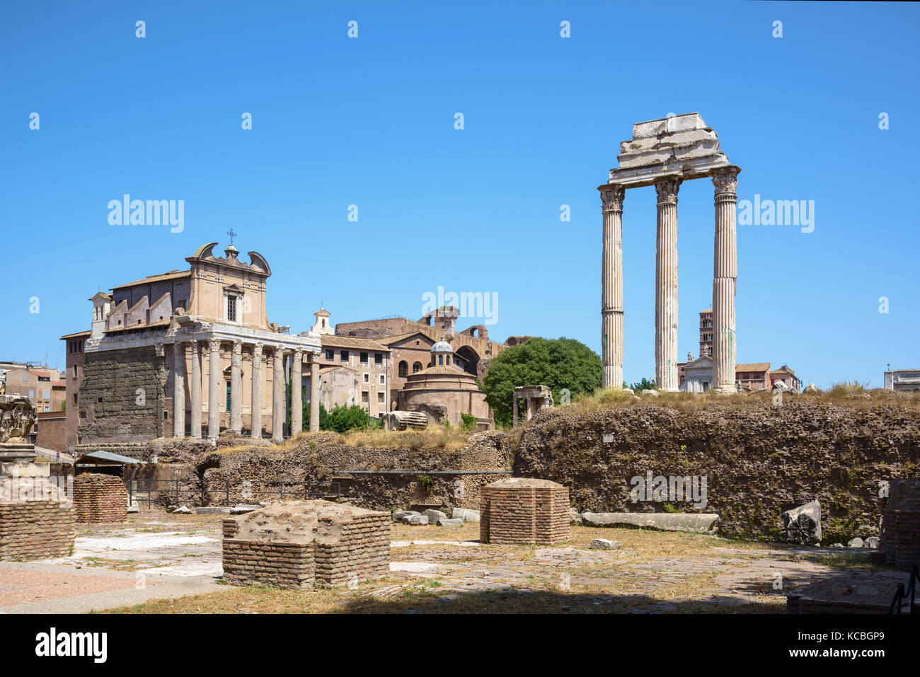 Der Tempel Von Castor und Pollux Stockfotos und bilder Kaufen Alamy