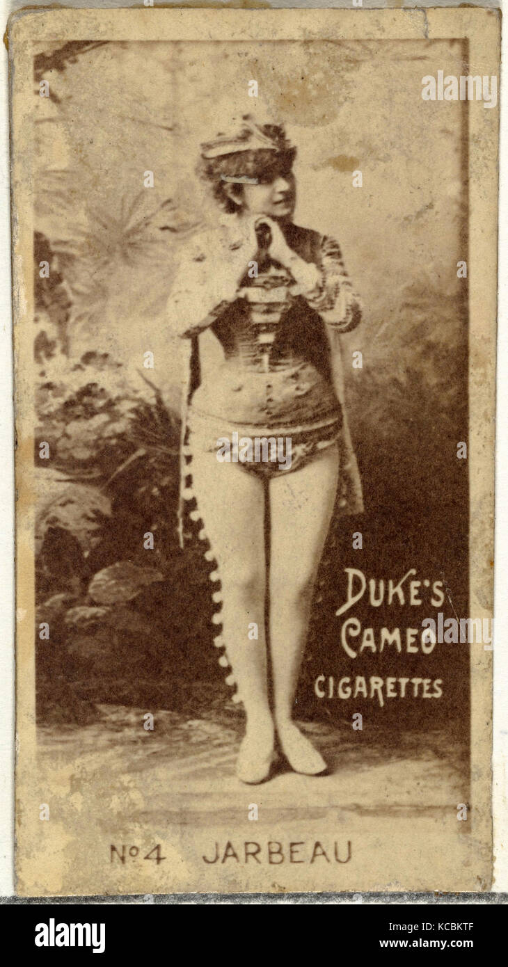 Zeichnungen und Drucke, Foto, Karte Nr. 4, vernona Jarbeau, von den Schauspielern und Schauspielerinnen Serie von Herzog Söhne & Co ausgestellt Stockfoto