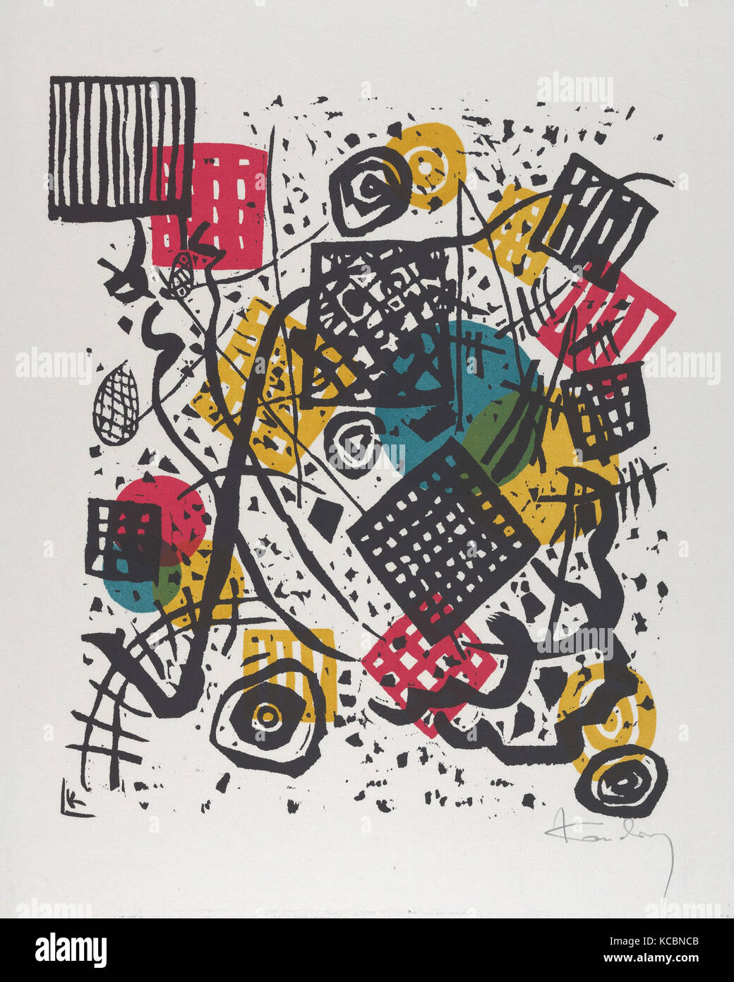 Kleine Welten V (Kleine Welten V), Wassily Kandinsky, 1922 Stockfoto