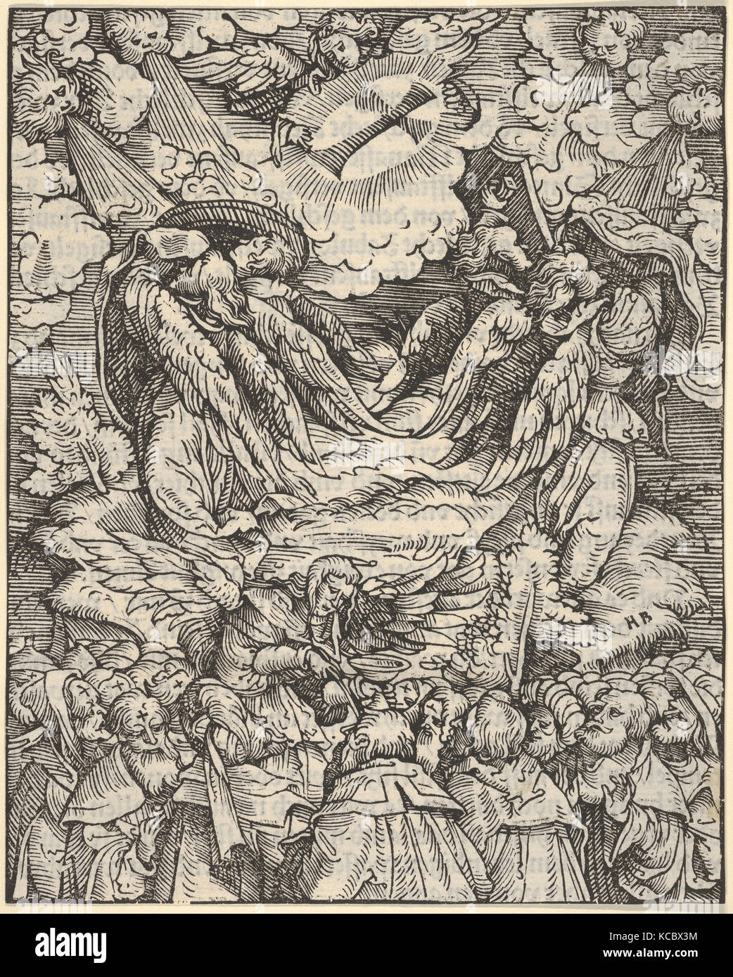 Bezeichnung der Wählen aus der Apokalypse, Hans Burgkmair, 1523-24. Stockfoto