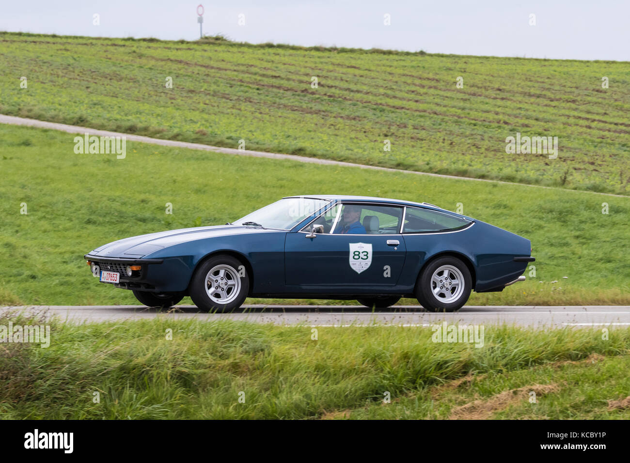 Augsburg, Deutschland - 1. Oktober 2017: Bitter Oldtimer Car bei der Fuggerstadt Classic 2017 Oldtimer Rallye am 1. Oktober 2017 in Augsburg. Stockfoto