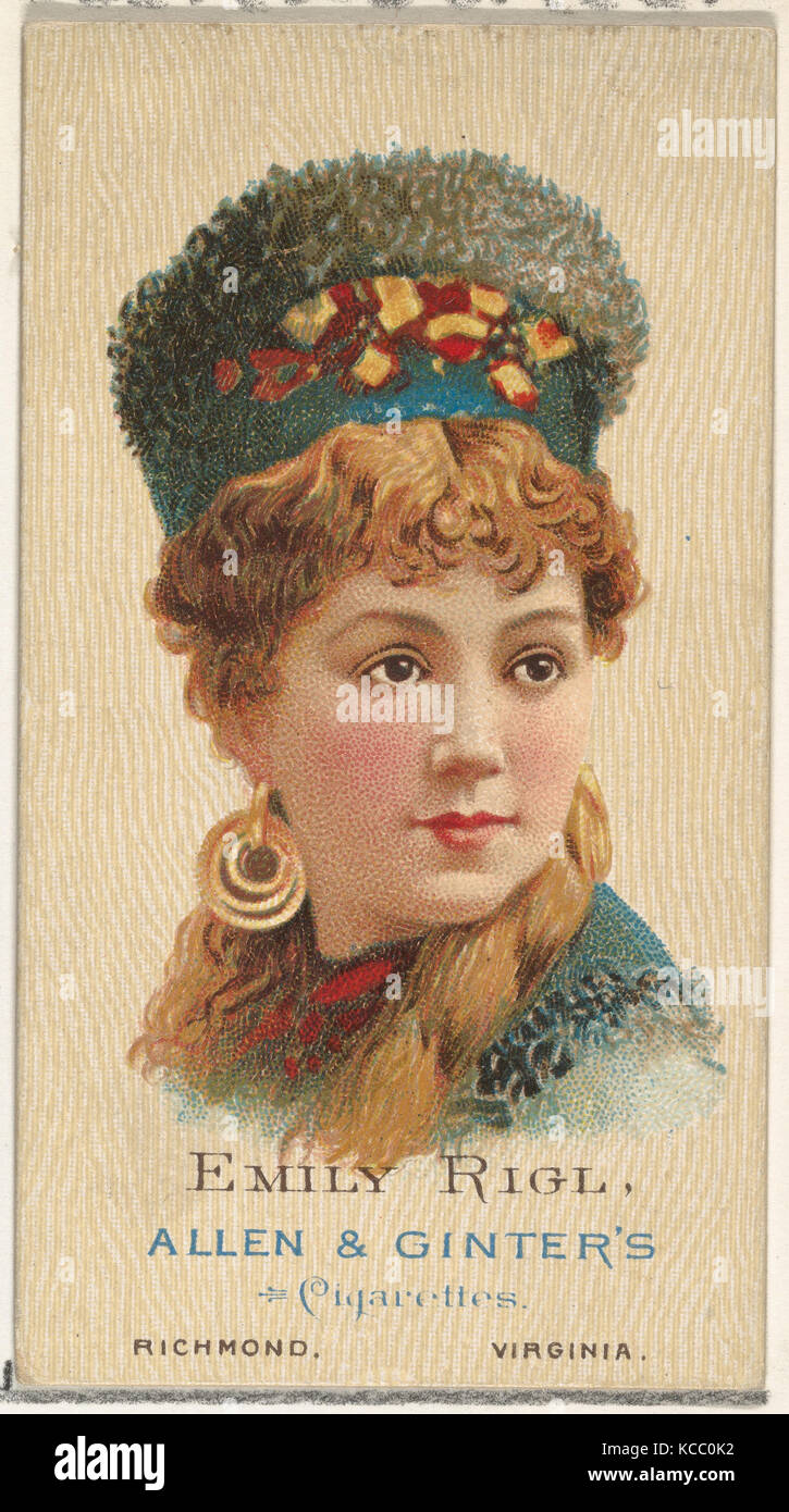 Emily Rigl, von der Welt der Schönheiten, Serie 2 (N27) auf Allen ...