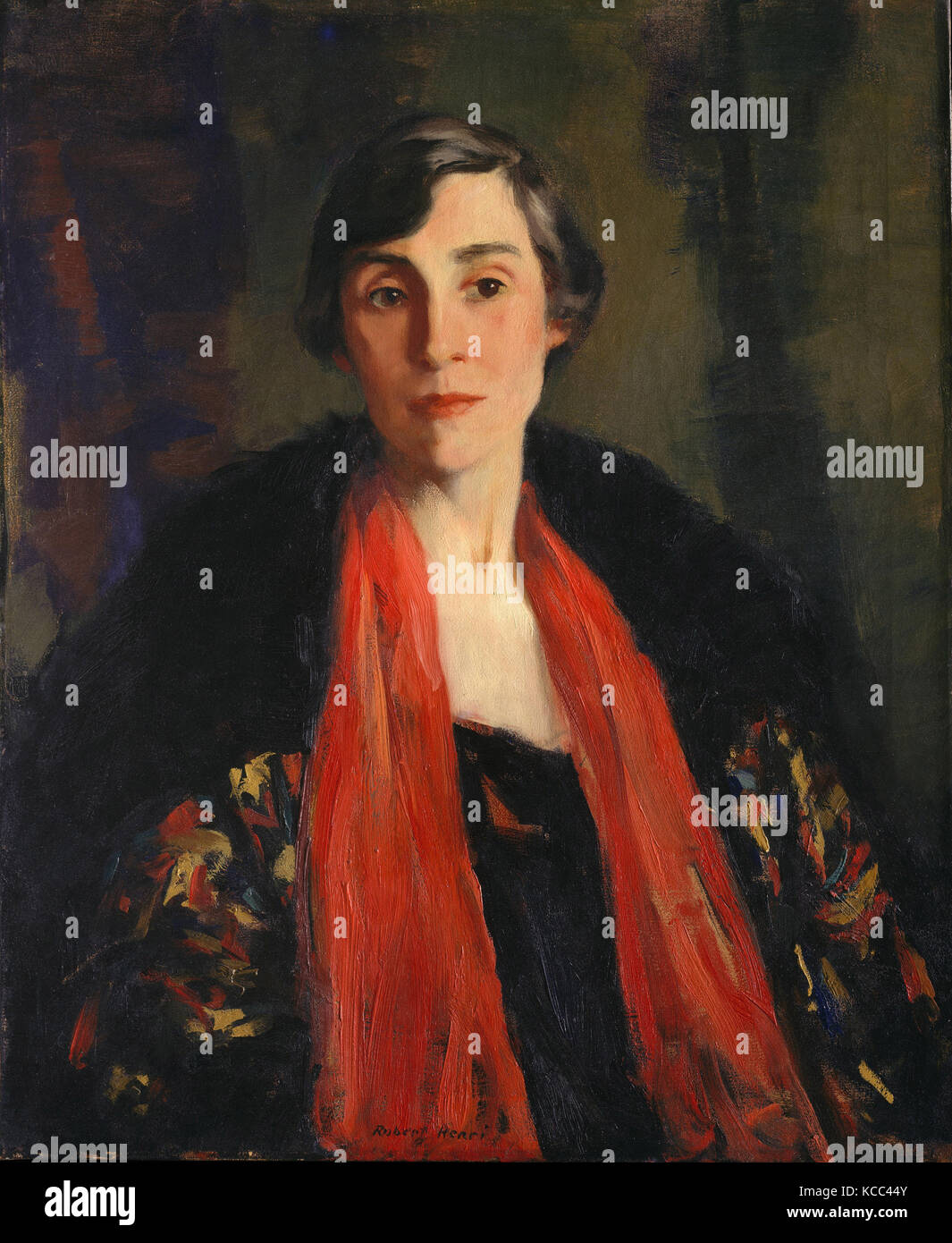 Maria Fanton Roberts, 1917, Öl auf Leinwand, 32 x 26 in. (81,3 x 66 cm), Gemälde, Robert Henri (Amerikanische, Cincinnati, Ohio 1865 Stockfoto