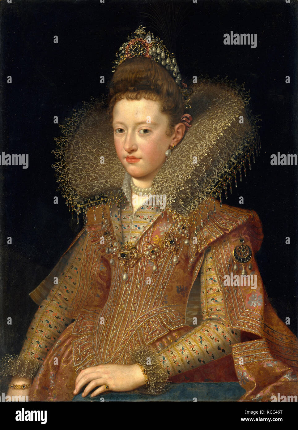 Margherita Gonzaga (1591-1632), Prinzessin von Mantua, Frans Pourbus der Jüngere Stockfoto