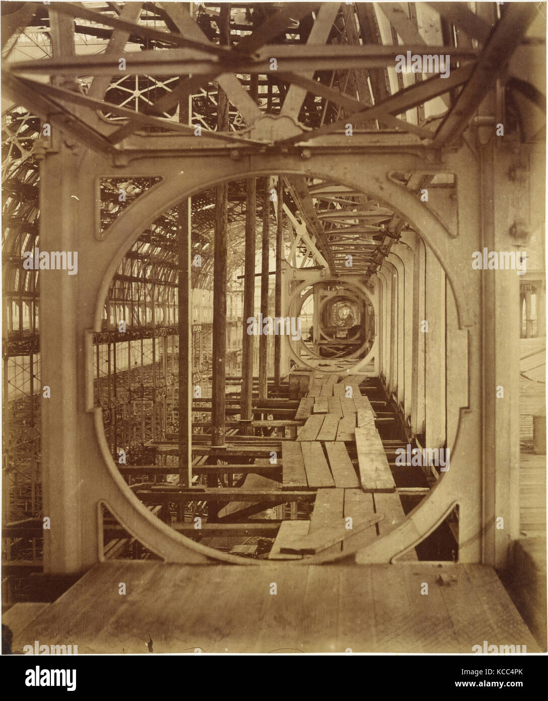 Die obere Galerie, 1854, Eiweiß silber Drucken aus Glas negativ, Bild: 27,5 x 23,2 cm (10 13/16 x 9 1/8 in.), Fotografien Stockfoto