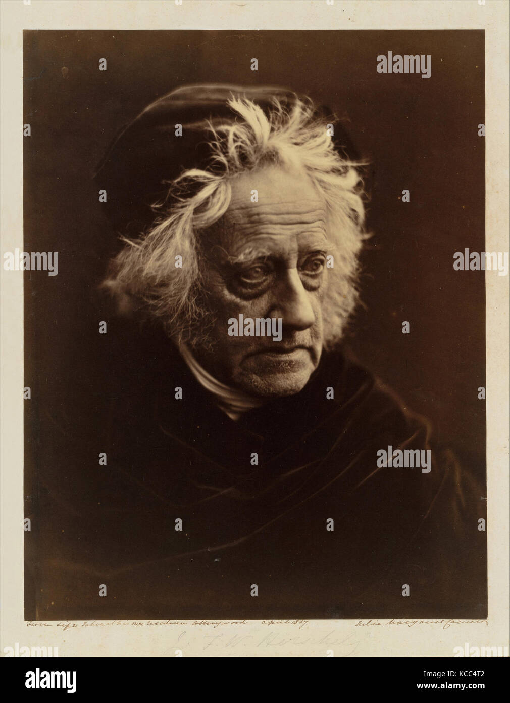 Sir John Herschel, Julia Margaret Cameron, April 1867 Stockfoto