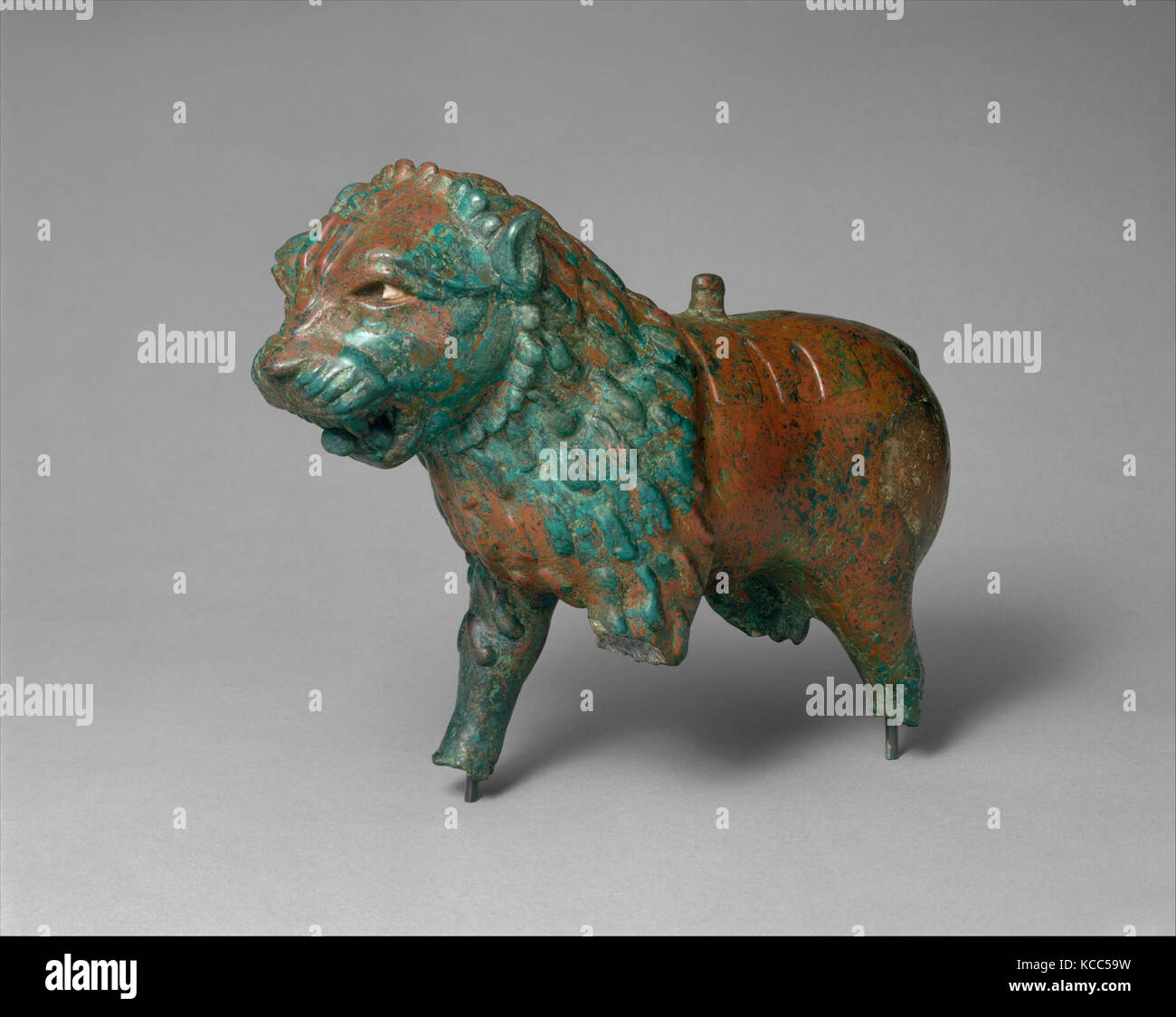 Abbildung eines Löwen, ca. Anfang bis Mitte-1st Jahrtausend v. Chr. Stockfoto