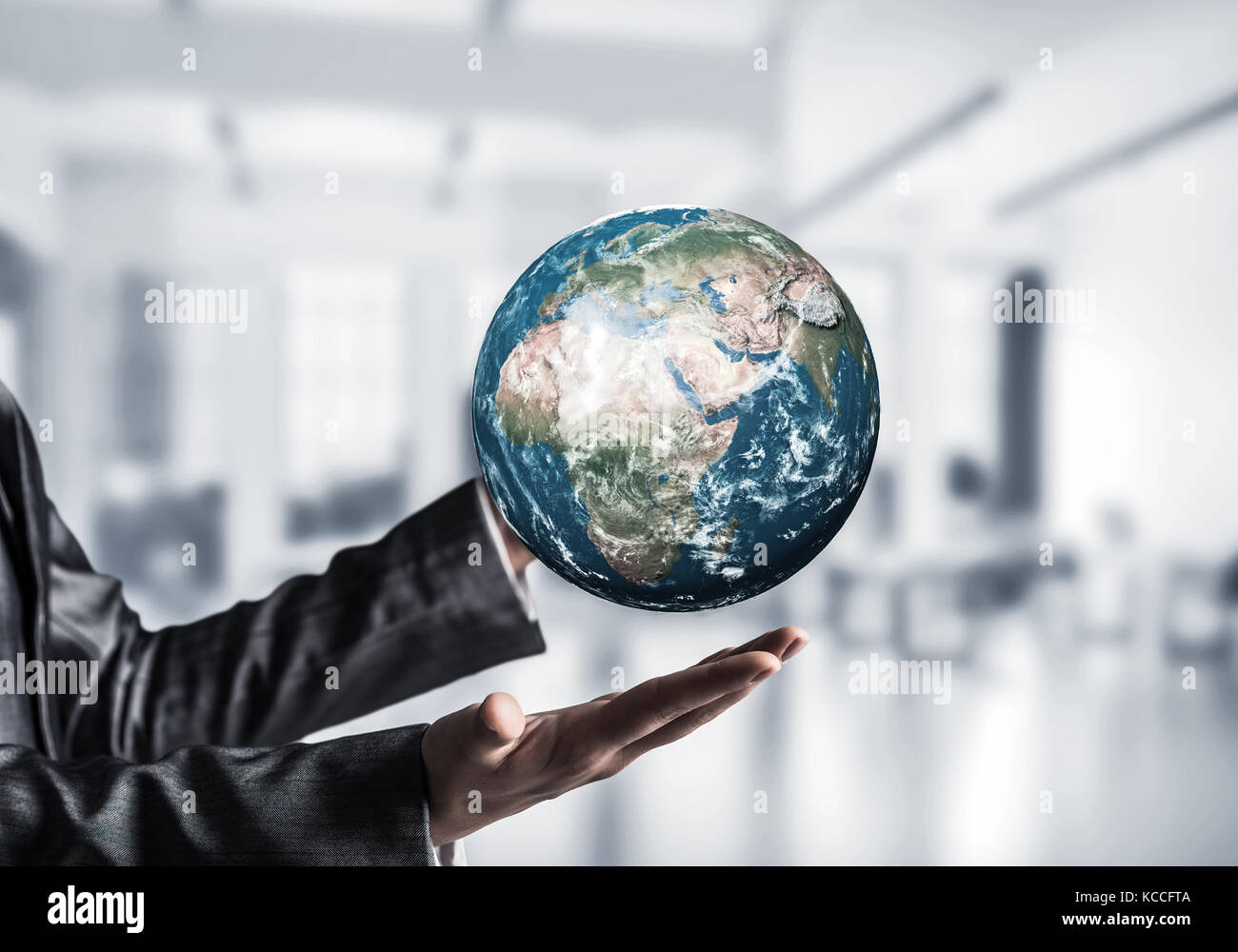 Global Business, Umweltschutz Konzepte. Stockfoto