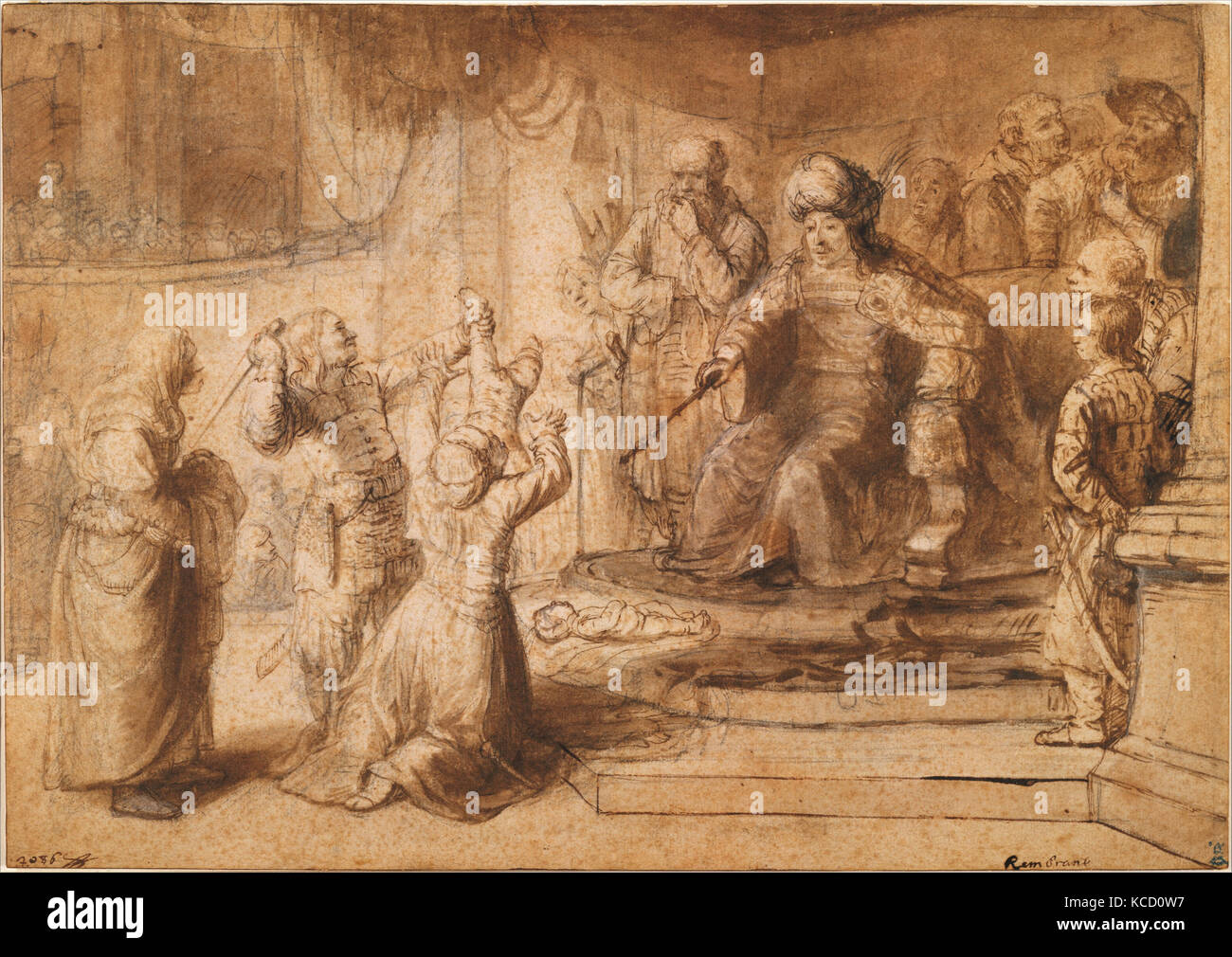 Das Urteil Salomos, Constantijn Daniel van Renesse, 1649 - 50 Stockfoto