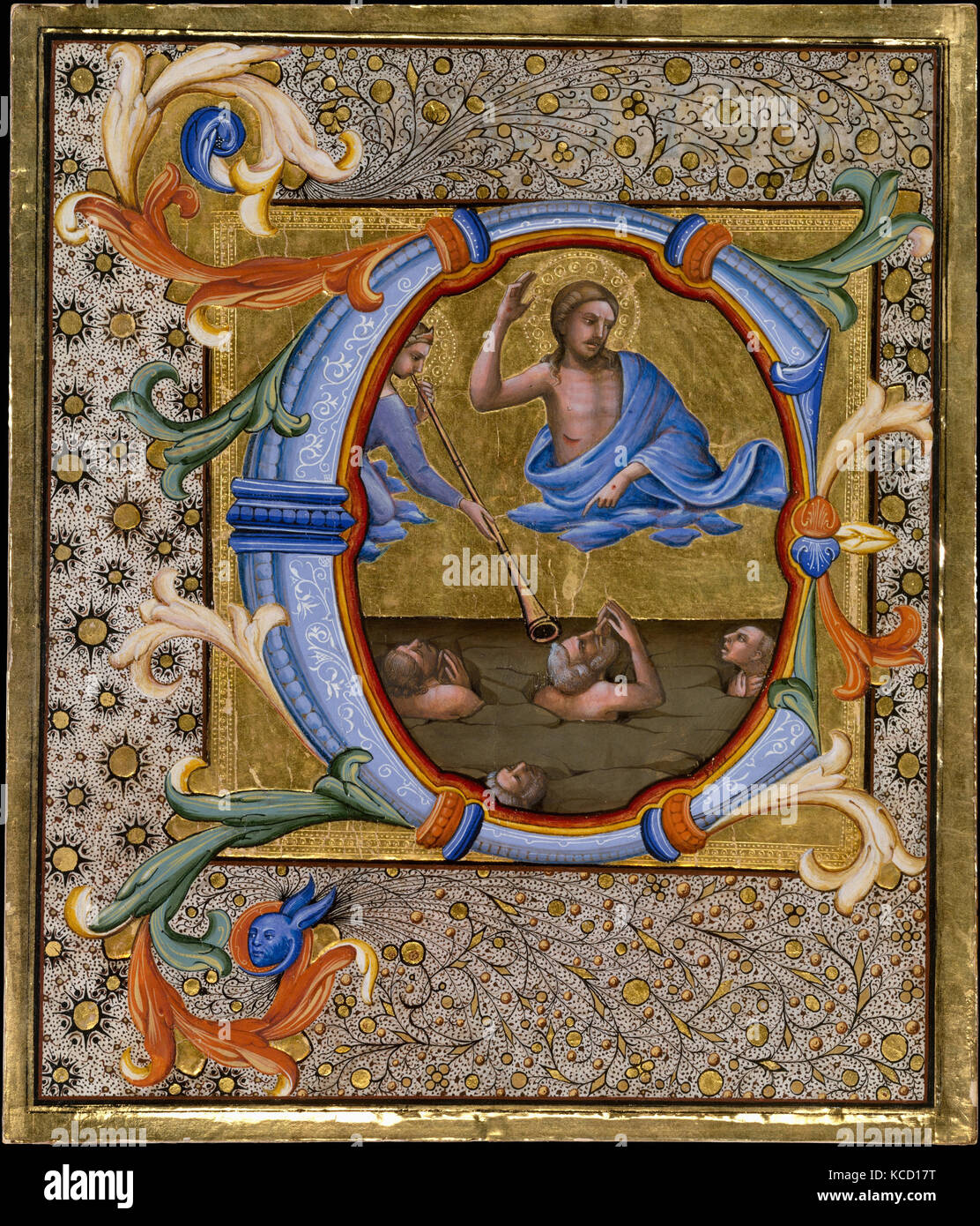 Letzte Urteil in einem ersten C, Lorenzo Monaco, Ca. 1406 - 7. Stockfoto