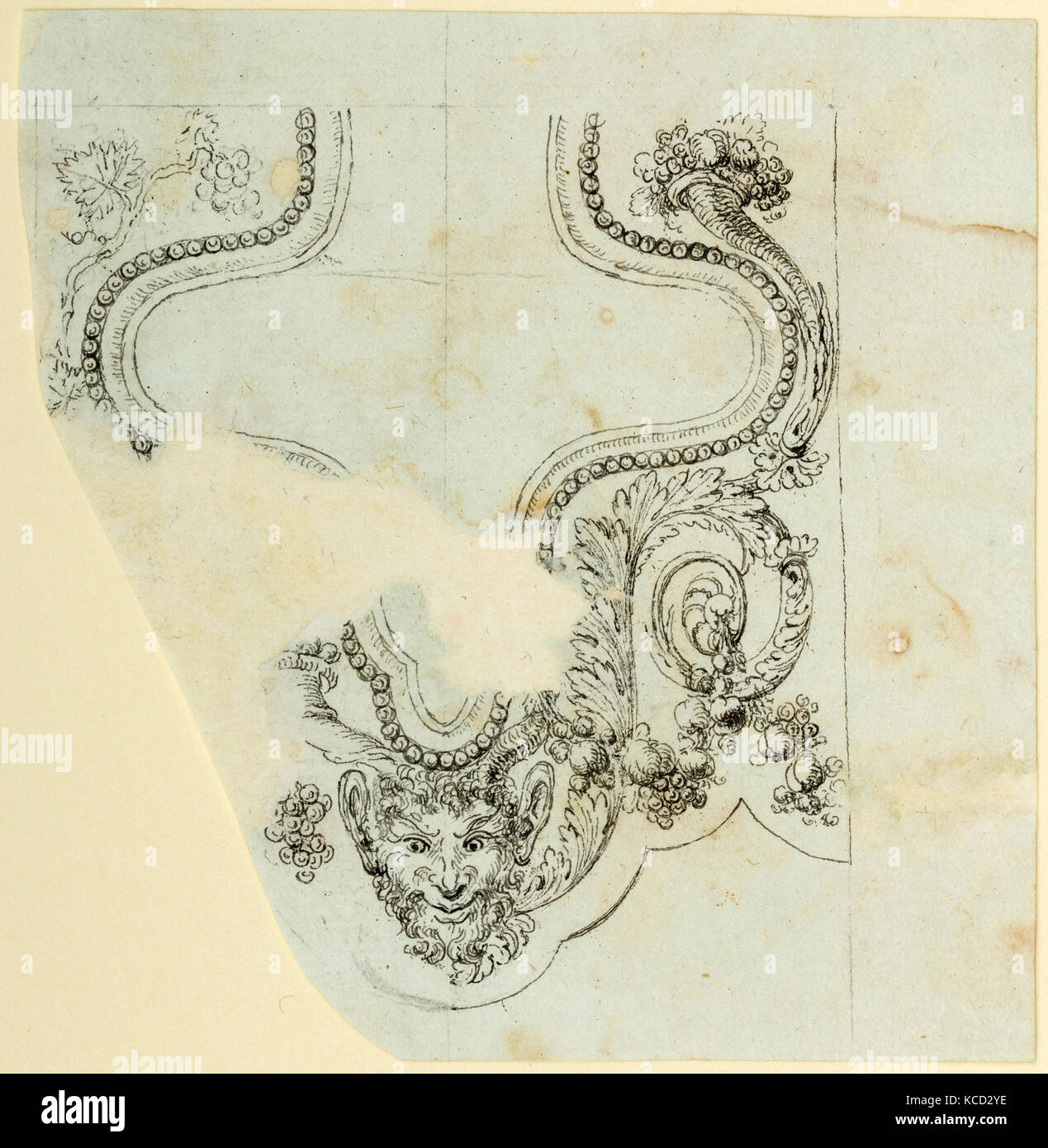 Design für die Dekoration der Umrandung der Kimme einer Feuerwaffe, Ca. 1797 - 1805 Stockfoto