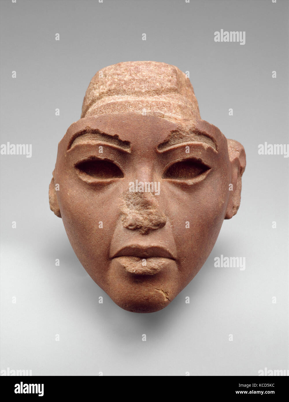 Fläche aus einem Composite Statue, wahrscheinlich Königin Teje, Ca. 1353 - 1336 v. Chr. Stockfoto