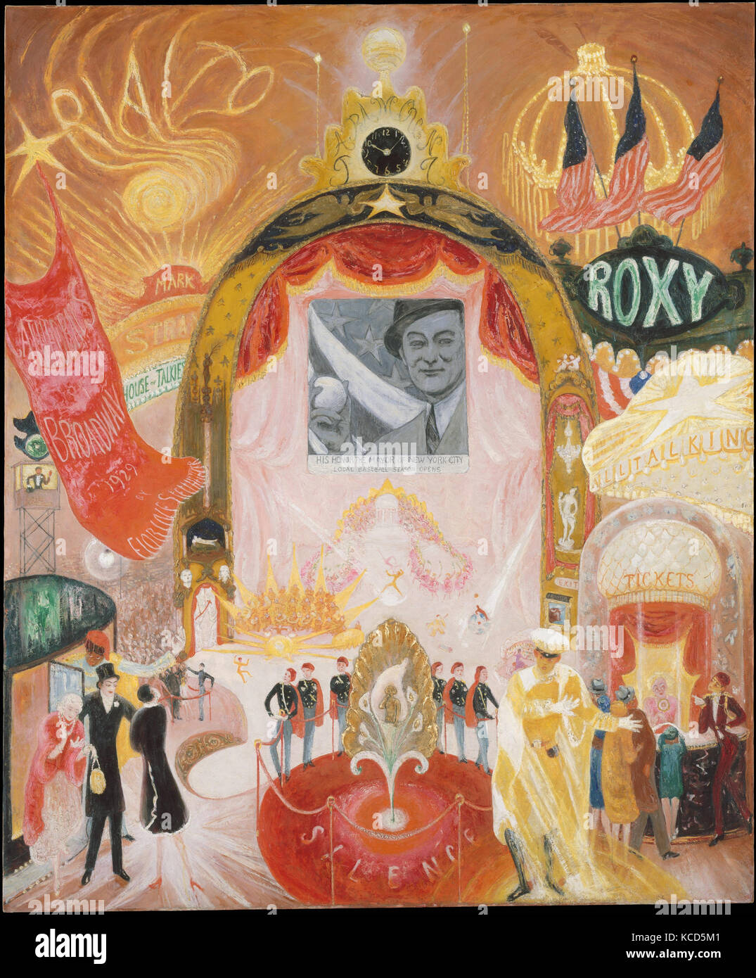 Die Kathedralen von Broadway, Florine Stettheimer, 1929 Stockfoto