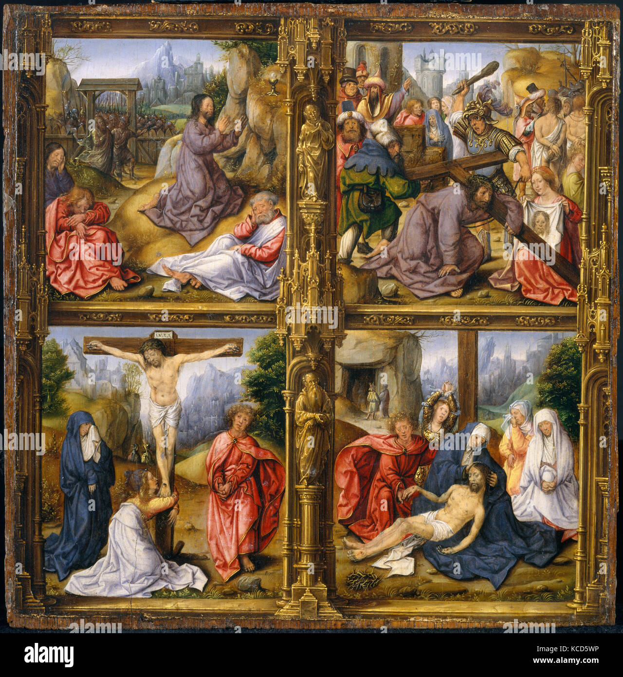 Vier Szenen aus der Passion, Nachfolger von Bernard Van Orley Stockfoto
