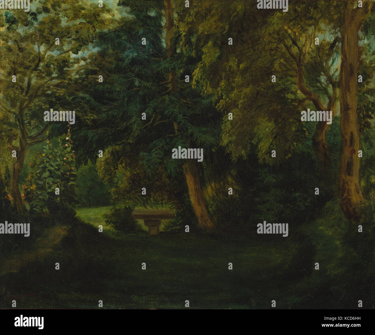 Garten von George Sand in Nohant, Eugène Delacroix, 1840 s Stockfoto