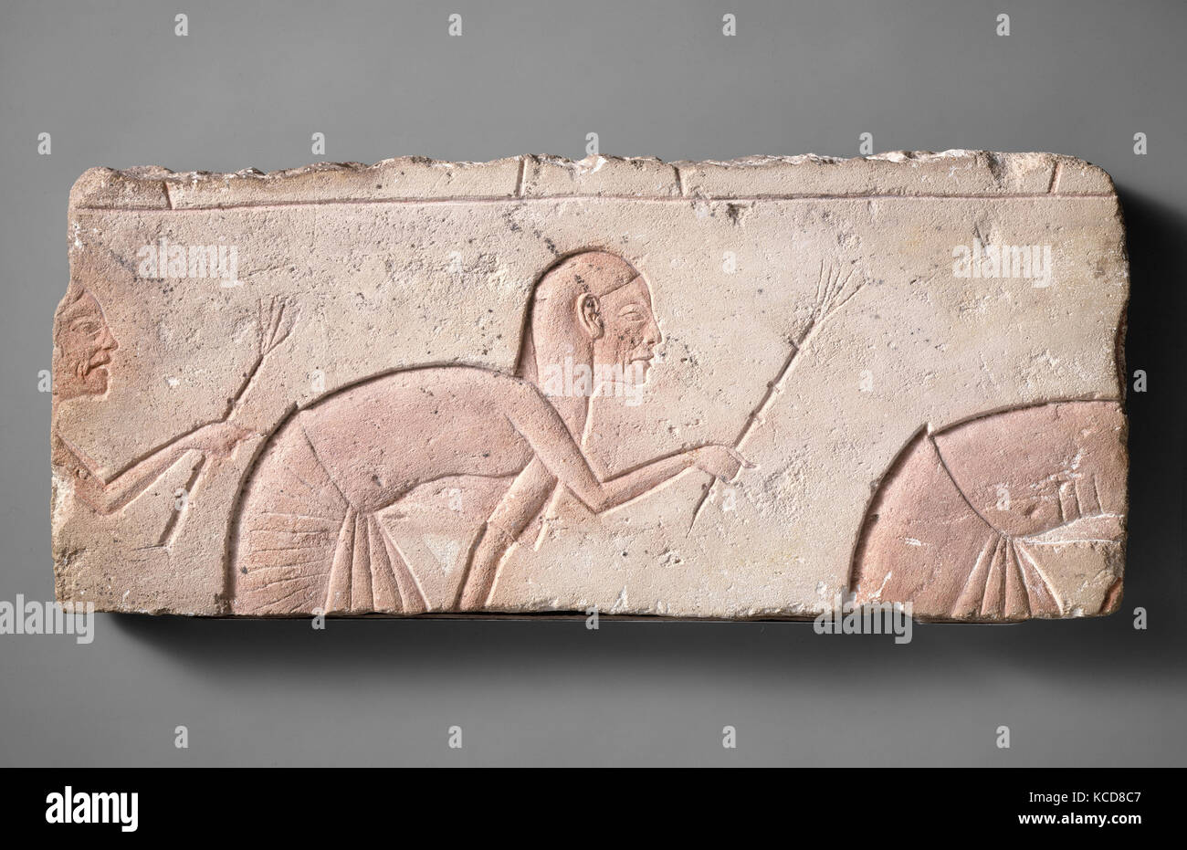 Verbeugung Telefonzentralen, Neues Reich, Amarna-zeit, Dynastie 18, Ca. 1353 - 1336 v. Chr., aus Ägypten; wahrscheinlich ab Mitte Ägypten Stockfoto