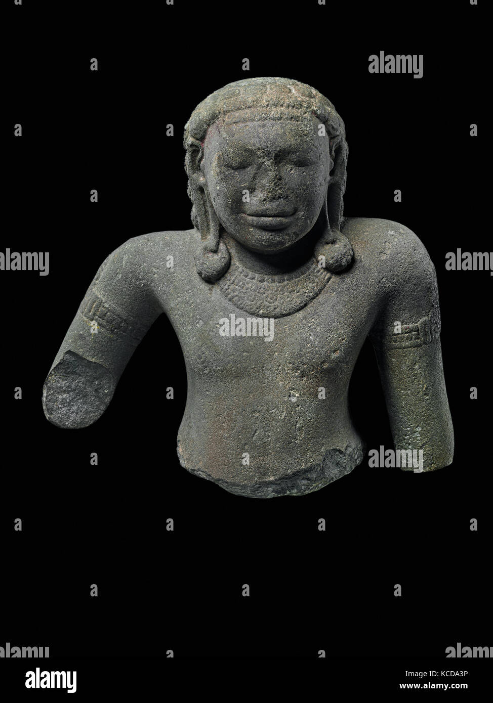 Yaksha, möglicherweise Kubera, Ende 6./Anfang 7. Stockfoto