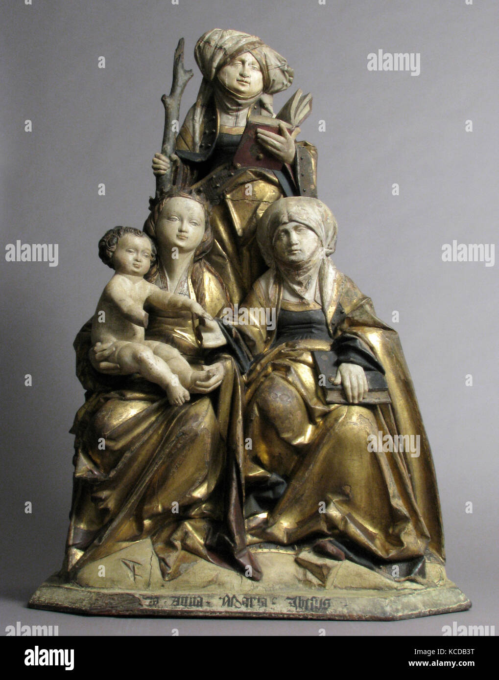 Die Jungfrau und Kind, Saint Anne, und Saint Emerentia, 1515-30. Stockfoto