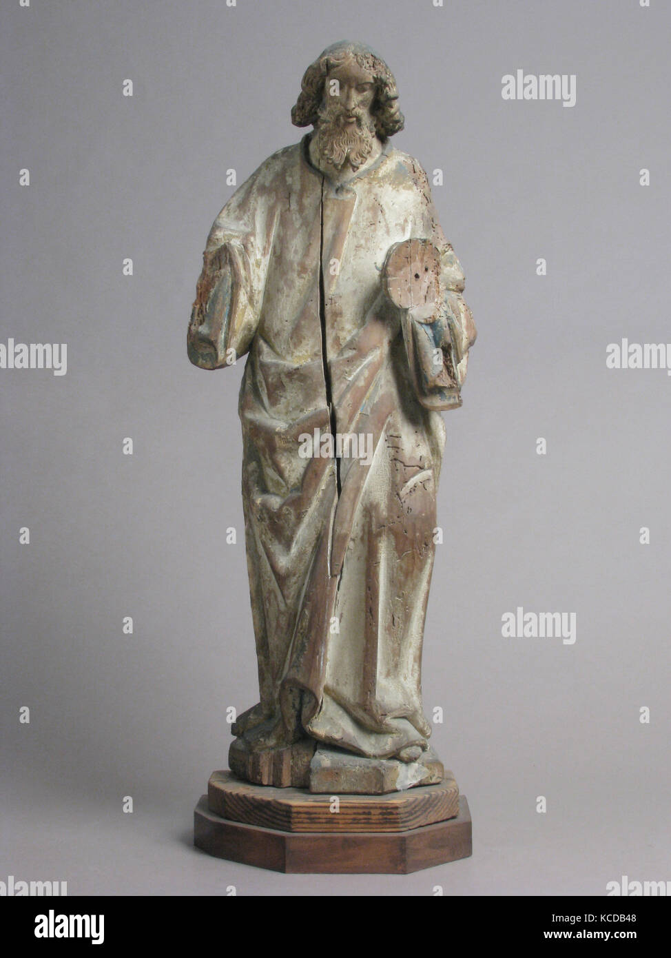 Der Erretter, Ca. 1500,Niederländischen, Eiche mit Spuren der Polychromie und Vergoldung, Insgesamt: 24 x 9 3/4 x 6 in. (61 x 24.8 x 15. Stockfoto