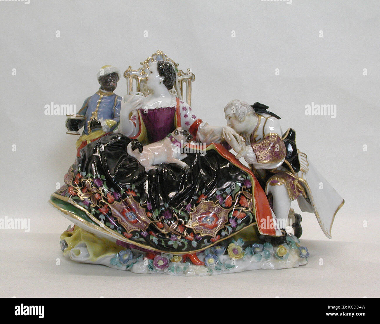 Die Handkiss, Nach einer Komposition von Laurent Autos, 1737 Stockfoto