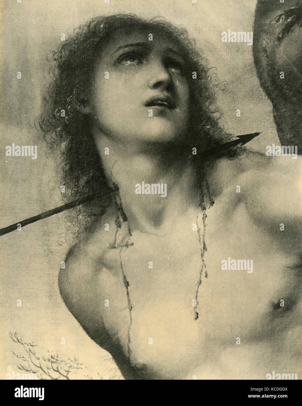 Portrait von St. Sebastian, Gemälde von Giovanni Antonio Sodoma Stockfoto